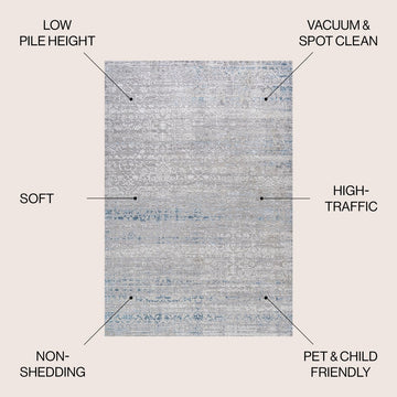 Tidal Modern Strie' Area Rug